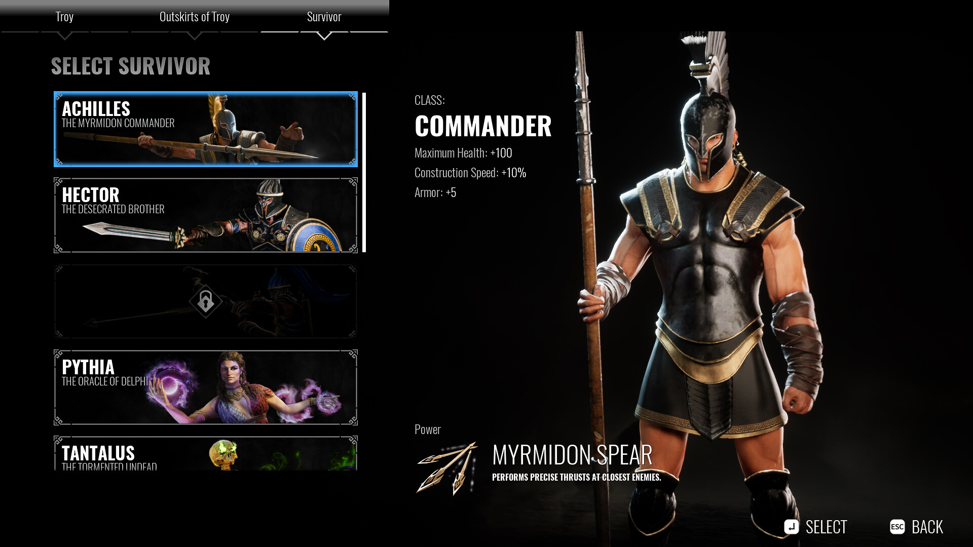 《阿喀琉斯：生存者》中文版