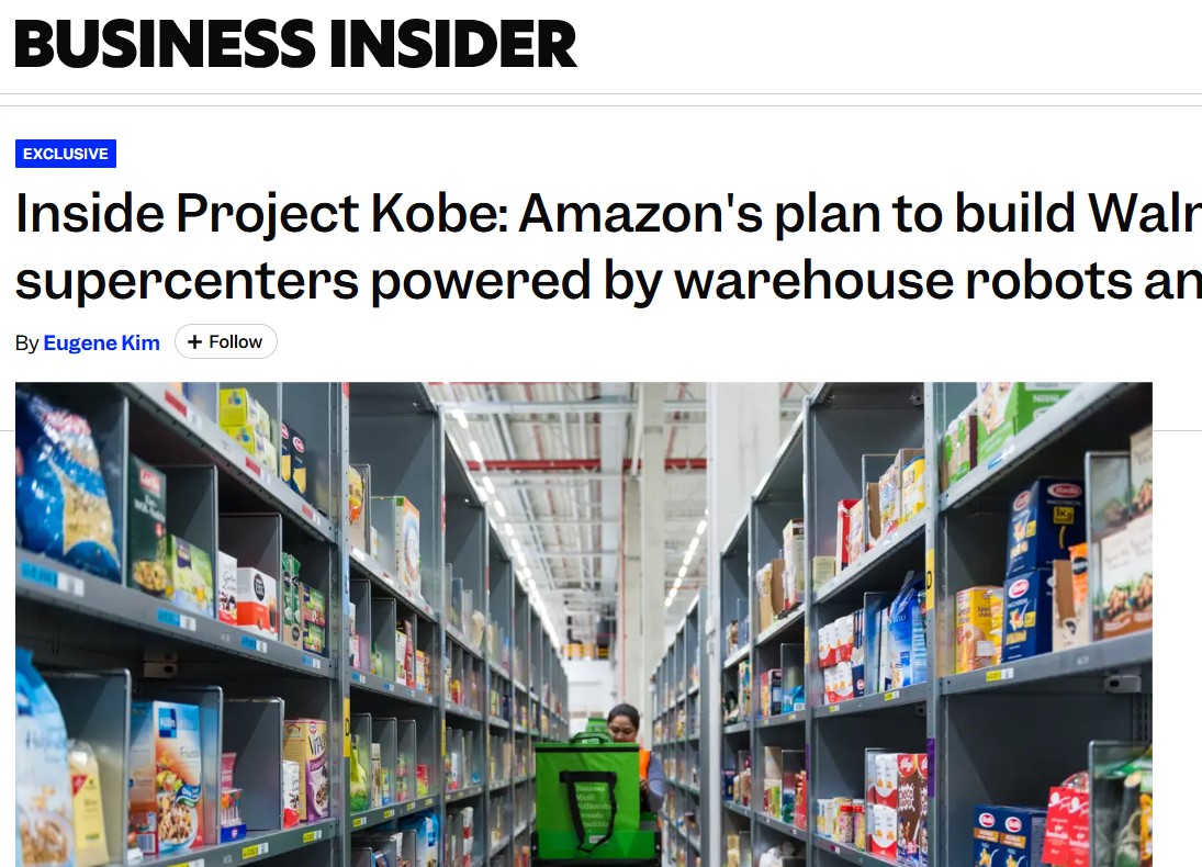 挑战沃尔玛！亚马逊“神户计划”曝光，2027年推出AI驱动超级门店