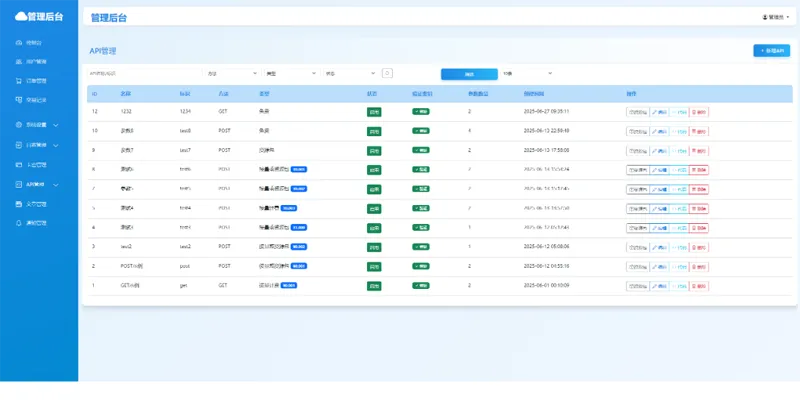 OneAPI(企業級API接口管理系統源碼)