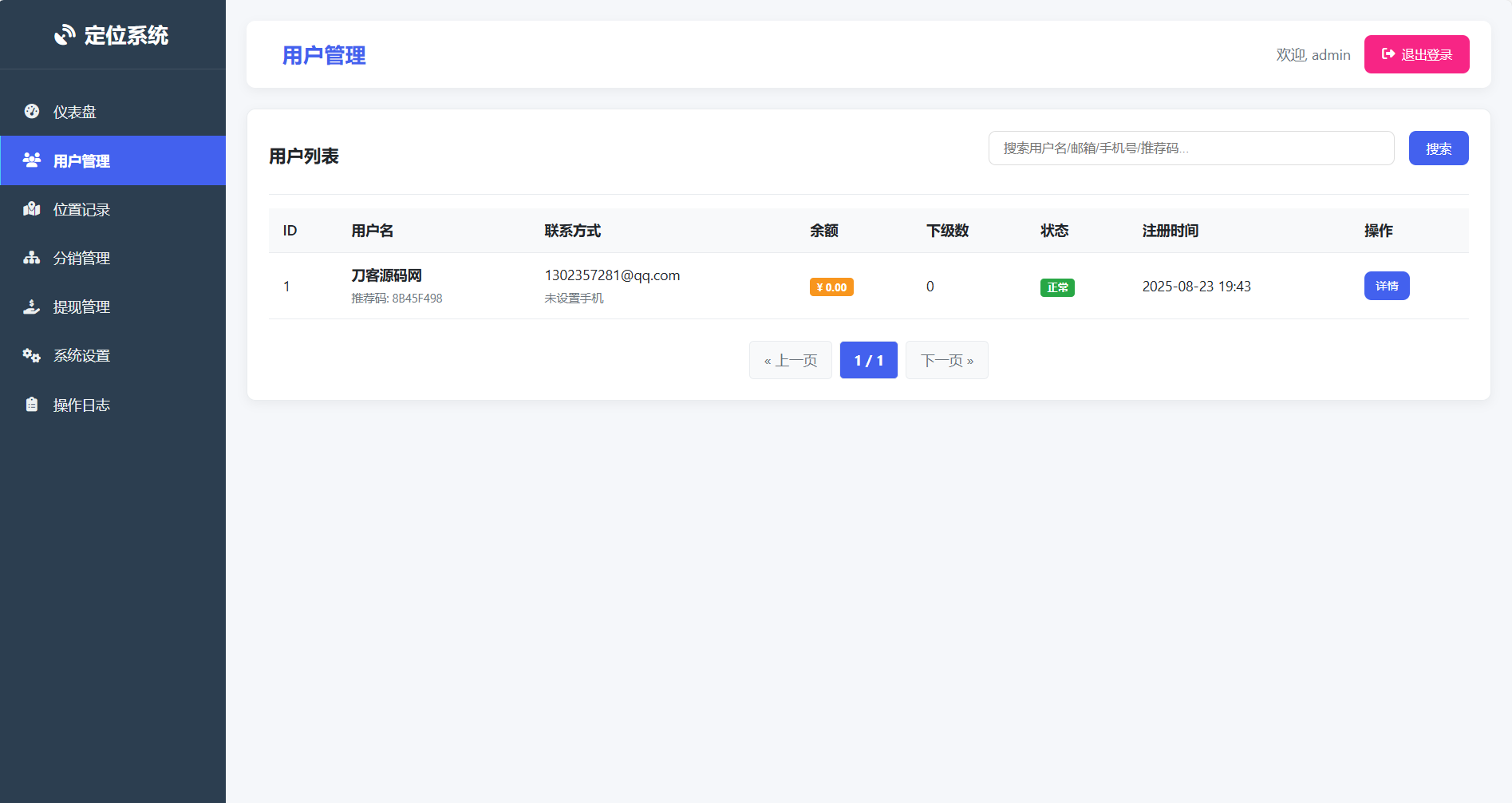 IP定位系統(tǒng)源碼 二開版 新增分銷功能