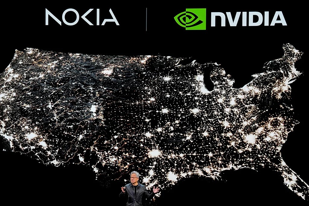 英偉達(dá)官宣擬10億美元入股諾基亞 攜手加速AI-RAN與6G革命
